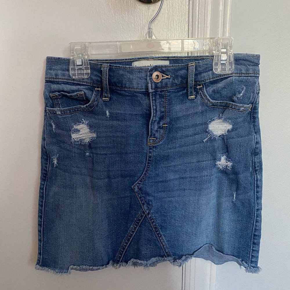 Abercrombie kids girls denim skirt